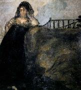 Francisco de goya y Lucientes Manola oil